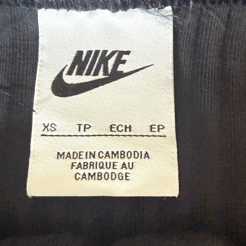 Nike NWOT Black High Waist Ribbed Pencil Skirt with Swoosh XS - Picture 9 of 10